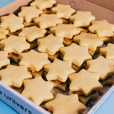 cosmo alfajores en forma de estrella